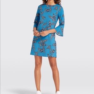 Draper James Geranium Floral Bell Sleeve Dress